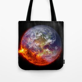 Global Warming Climate Change Tote Bag