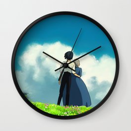 Moving Castle Wall Clock | Painting, Movies, Children, Love, Tv, Lady, Nature, Moving, Miyazaki, Cloud 