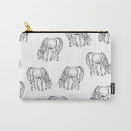 Little Line Horse Carry-All Pouch