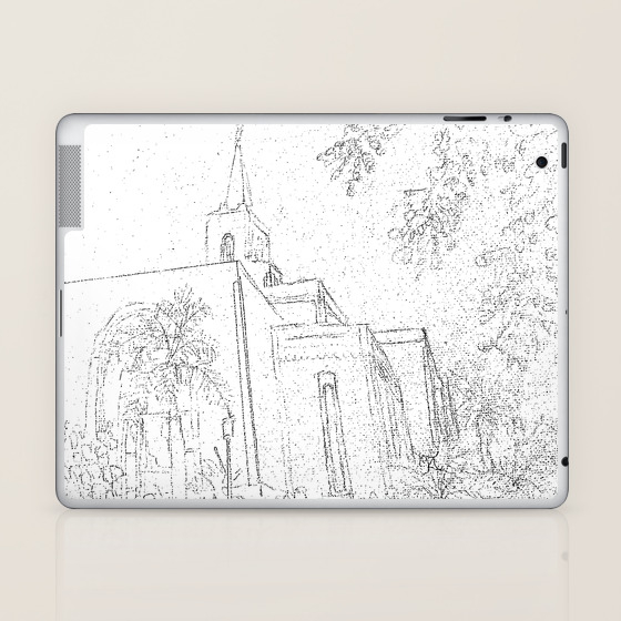 San Salvador El Salvador Lds Temple Sketch Laptop Ipad Skin By Bekablo Society6,Female Anime Anatomy