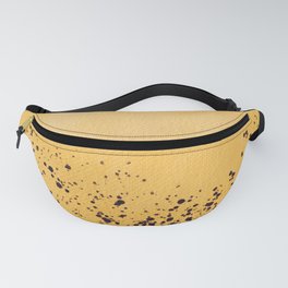 Abstract speckled background - orange Fanny Pack