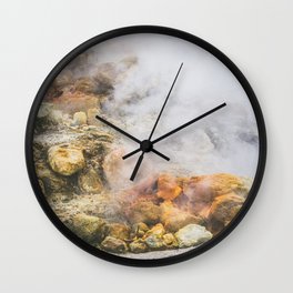Volcano, Italy Wall Clock