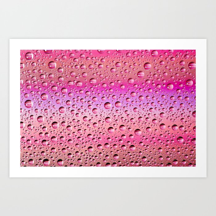 Colorful Abstract Wallpaper Waterdrops Over Multicolor Background