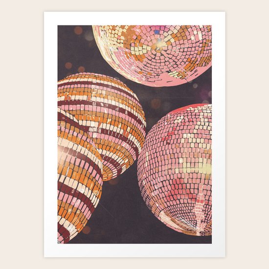 Disco balls Art Print by Gigi Rosado Society6