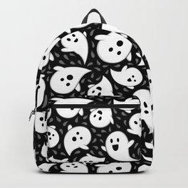 Cute ghosts pattern. Halloween vector illustration background. Wallpaper. Surface design Backpack