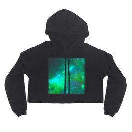 BACKLIGHT Hoody | Green, Texture, Sky, Universe, Back, Stars, Energic, Powerful, Space, Blue 