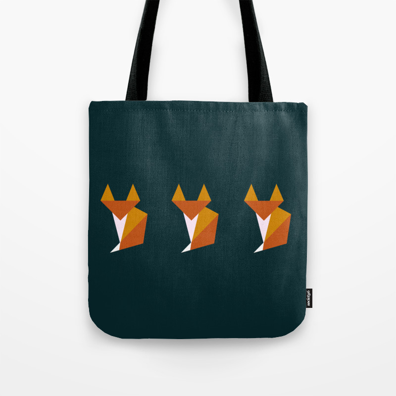 fox tote bag