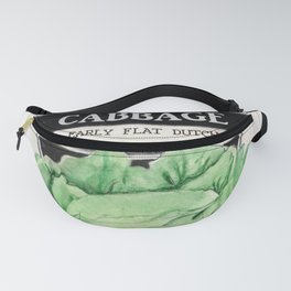Cabbage Seed Packet Fanny Pack