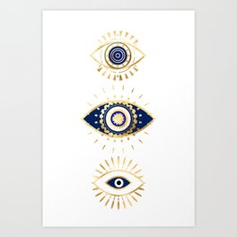 Evil Eye Art Prints For Any Decor Style Society6