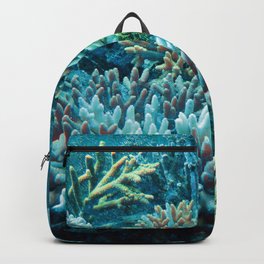 Coral Reef 4 Backpack | Reef, Teal, Blue, Salmon, Seafoam, Aqua, Green, Celadon, Turquoise, Ecru 