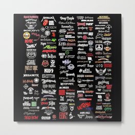 Rock and roll Band Metal Print