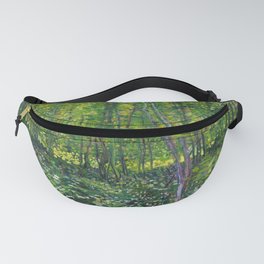 Trees and undergrowth (1887) by Vincent van Gogh  Fanny Pack