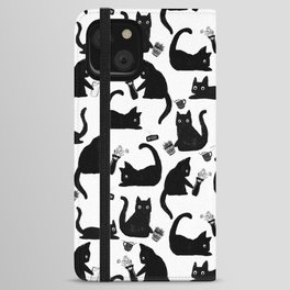 Bad Cats Knocking Stuff Over iPhone Wallet Case