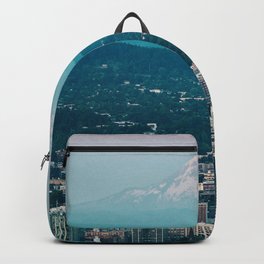 Portland Skyline with Mount Hood Backpack