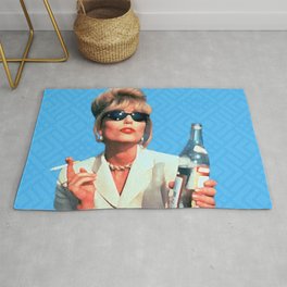 Every Woman Needs A Role Model AbFab Patsy Rug | Tvshow, Absolutely, Collage, Fashion, Smoking, Fabulous, Sunglasses, British, Patsy, Drunk 