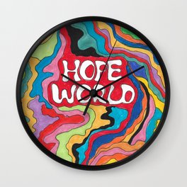 Hope World Wall Clock | Multi Colour, K Pop, Fanart, Hobi, Colour, Happy, Painting, J Hope, Bts, World 