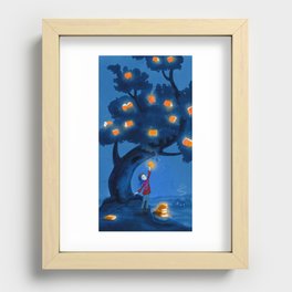 Book Tree Recessed Framed Print