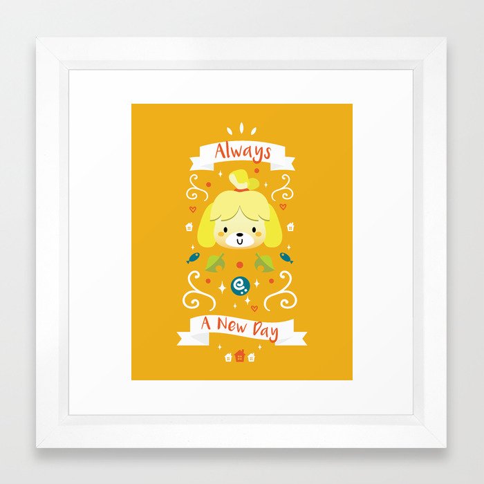 Animal Crossing: Isabelle Framed Art Print by anthrodi ...
