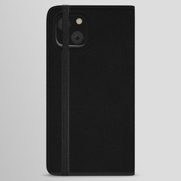 Simply Midnight Black iPhone Wallet Case