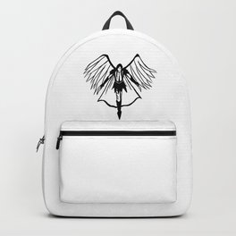 'Do Not Go Far From Me' Backpack | Graphicdesign, Voxmachina, Raven, Ravenqueen, Criticalrole, Rogue, Dungeonsanddragons, Vax, Vaxildan 