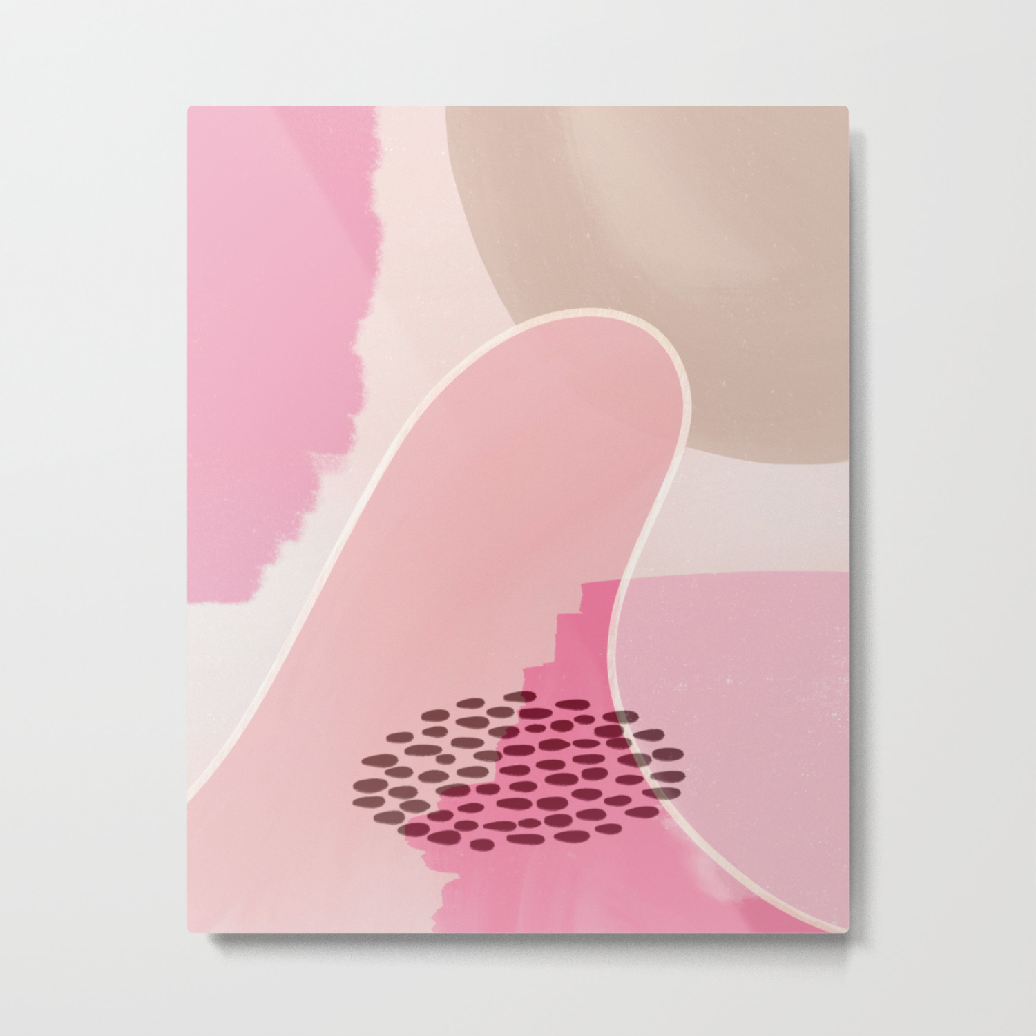 Emma Modern Abstract Painting Brush Strokes Color Palette Light