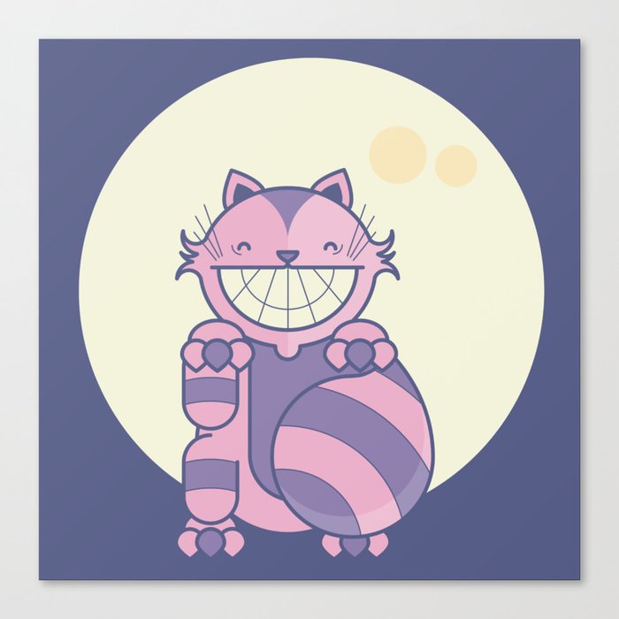 Cheshire Cat Alice In Wonderland Canvas Print By Sabice Society6
