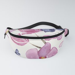 Flowers and butterflies Fanny Pack
