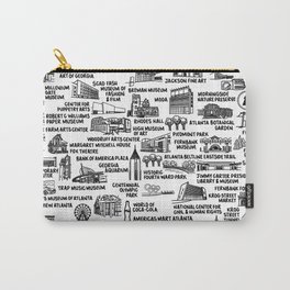 Atlanta Map  Carry-All Pouch