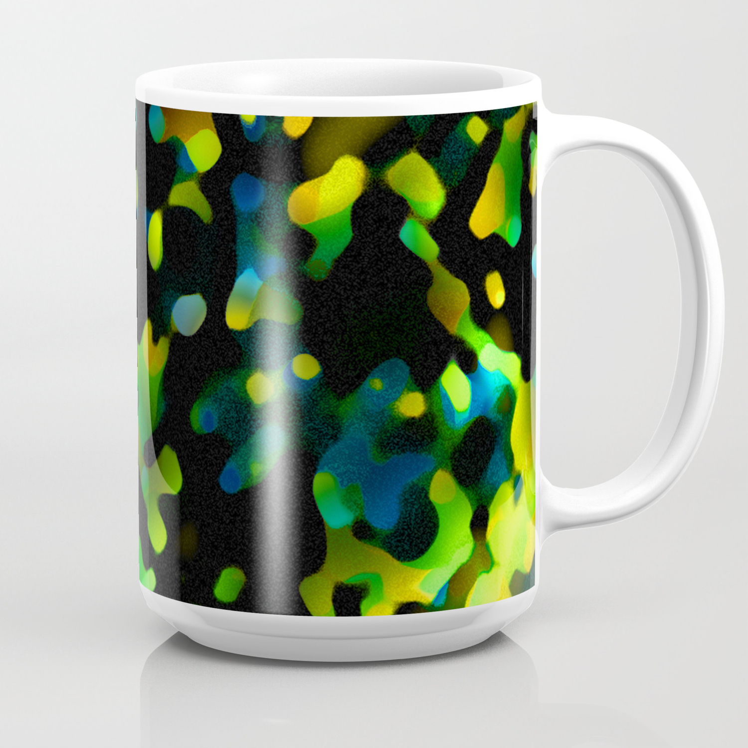 Liquid Colors Abstract Blurry Background Coffee Mug By Separator