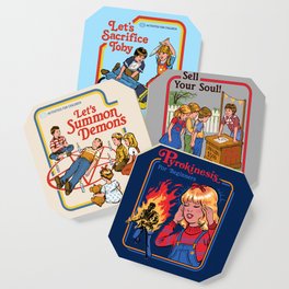 Sinister 70s Collection 1 Coaster | Retro, 80S, Vintage, Funny, Painting, 70S 
