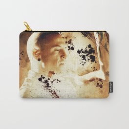 Chester Bennington Poster in vintage style Carry-All Pouch