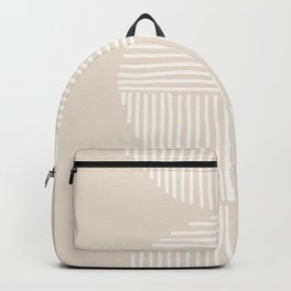 blank space Backpack | Pattern, Drawing, Digital, Line, Stripes, Curated, Circles, Lines, Midcentury, Geometry 