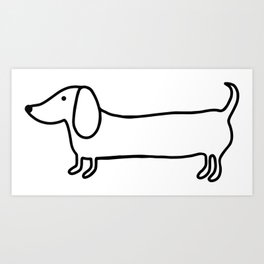 Sausage Dog Art Prints For Any Decor Style Society6