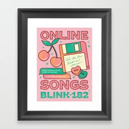 Online Songs  Framed Art Print