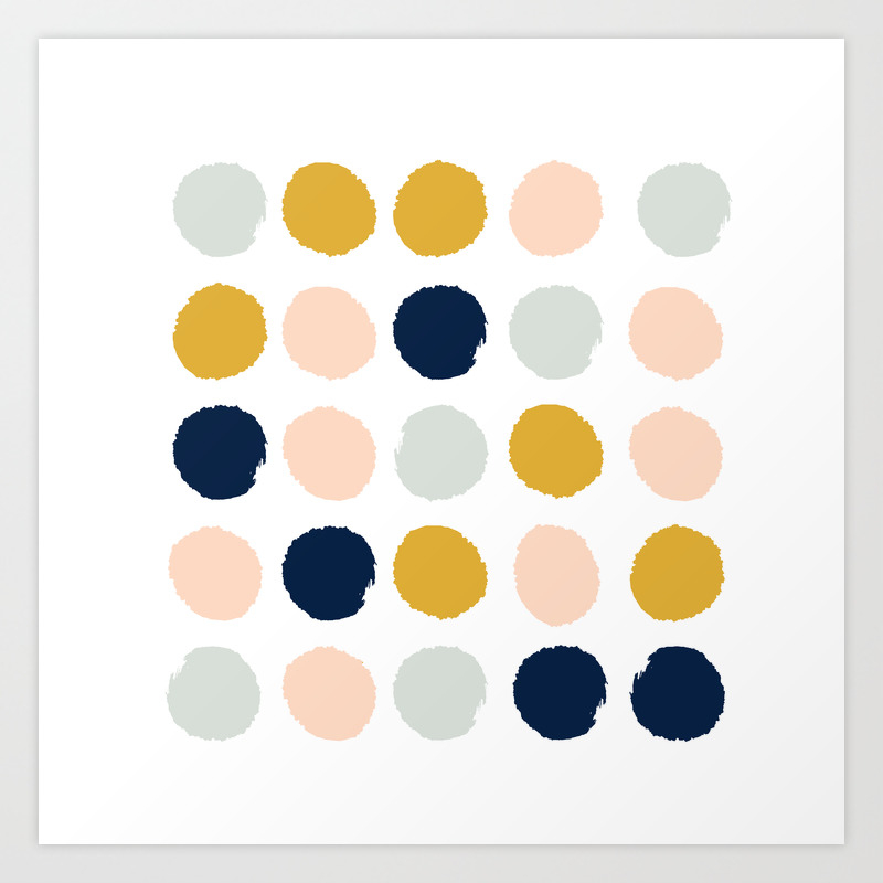 Dot Minimal Trendy Color Palette Gold Silver Metallic Minimal Home
