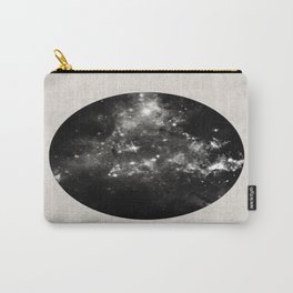 God's Window - Black And White Space Painting Carry-All Pouch | Space, Sci-Fi, Nature, Black and White 