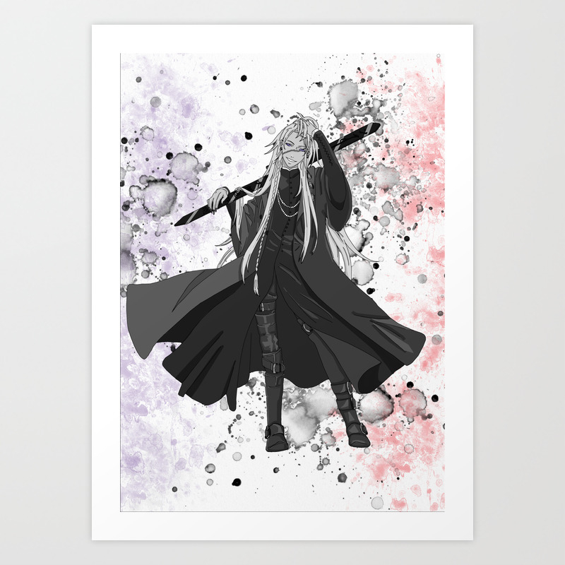 Get Wallpaper Black Butler Kuroshitsuji Undertaker Art Print By Maxiposters For iPhone