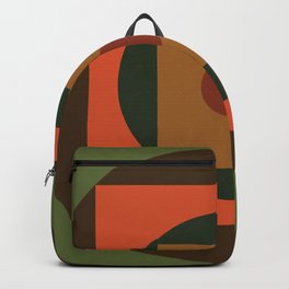 Undecided Backpack | Pattern, Artwork, Graphicdesign, Midcentury, Modern, Digital, Dreamy, Op, Contemporary, Geometric 