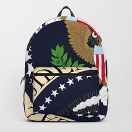 US Presidential Seal Backpack | Business, Dollar, Usa, Eagle, United, Texture, States, Seal, Us, Paper 