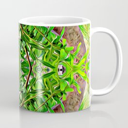 Core Resonance Coffee Mug | Earthy, Heart, Graphicdesign, Tree, Grounding, Other, Green, Digital, Grass, Mirrorart 