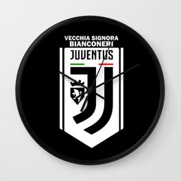 Slogan: Juve Wall Clock | Soccer, Seriaa, Juve, Pirlo, Italia, Torino, Delpiero, Nedved, Calcio, Zidane 