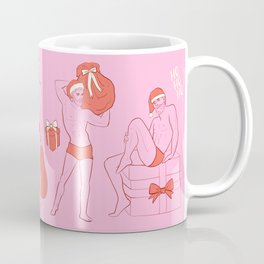 Sexy Santa Coffee Mug | Gift, Christmas, Festive, Xmas, Costume, Santa Claus, Noel, Present, Naked, Male 