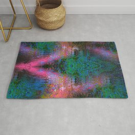 Space Dye Rug | Pixelsorting, Risograph, Woven, Colorful, Painting, Tapestry, Digitalpainting, Pattern, Noise, Glitch 
