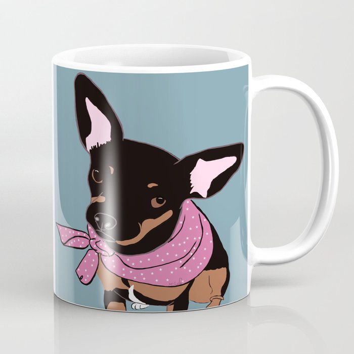Sweet Chihuahua Coffee Mug | Drawing, Digital, Chihuahua, Dog, Cute, Adorable