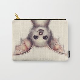 Hang in there! Carry-All Pouch | Bat, Animal, Cuteness, Comic, Funny, Other, Manticore, Surrealism, Painting, Fur 