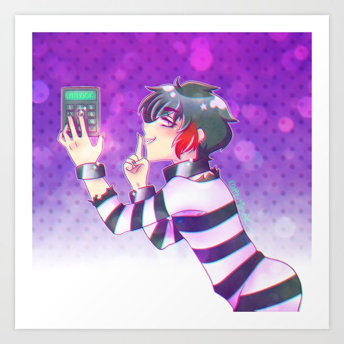 Get Wallpaper Nanbaka Jyugo Art Print By Katie Hime Society6 Free