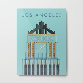 Eastern Columbia Building Los Angeles Art Deco Metal Print | Easterncolumbia, Eastern, Columbia, Artdeco, Graphicdesign, Architecture, Losangeles, Building, America 