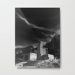 Monastery at Christ in the Desert Metal Print | Abiquiu, Religiousart, Elnorte, Solitude, Photo, Catholicism, Newmexico, Monastery, Hermitage, Church 