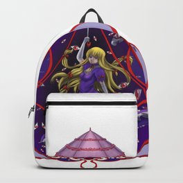 Yukari's Umbrella Backpack | Drawing, Animegirl, Perfect, Digital, Gaps, Touhou, Yokai, Gamecharacter, Frills, Cherryblossom 