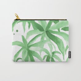 Paradiso Carry-All Pouch | Tropical, Leaves, Palmprints, Illustration, Fronds, Green, Nature, Forest, Jungle, Palmtree 